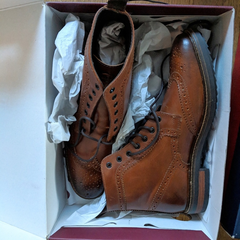 Base London ankle boots wingtip